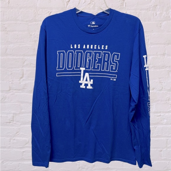 Fanatics Other - Fanatics LA Dodgers blue long sleeve shirt medium NWT